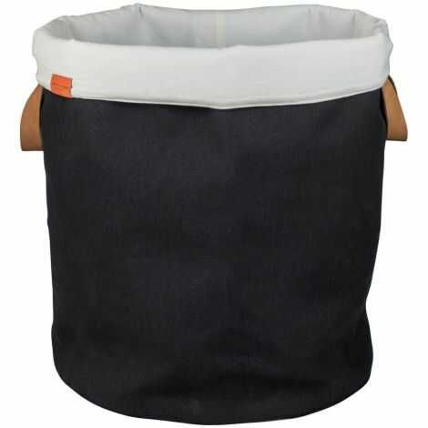 Vasketøjskurv stof sort-it serien i sort til opbevaring