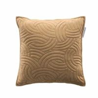 Pudebetræk 40x40 brun med velour blød overflade