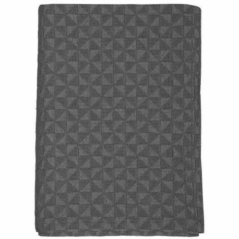 Billede af Sort sengetæppe til dobbeltseng