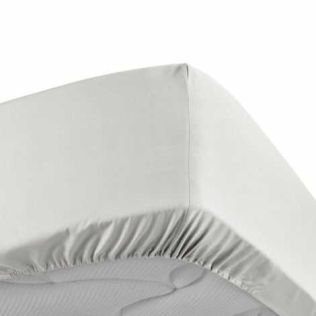 hvidt lagen 180x200 glat faconlagen til top og boxmadras