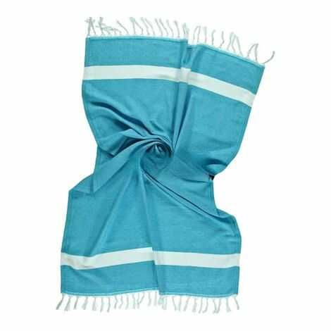 Turkise håndklæder Hammam 100x175 med frynser