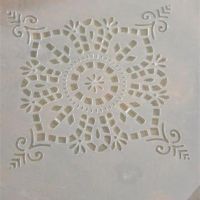 Stencils til maling på vægge, gulv og møbler genbrugelig i plast