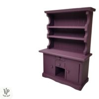 Skab malet med lilla kalkmaling posh plum vintage paint