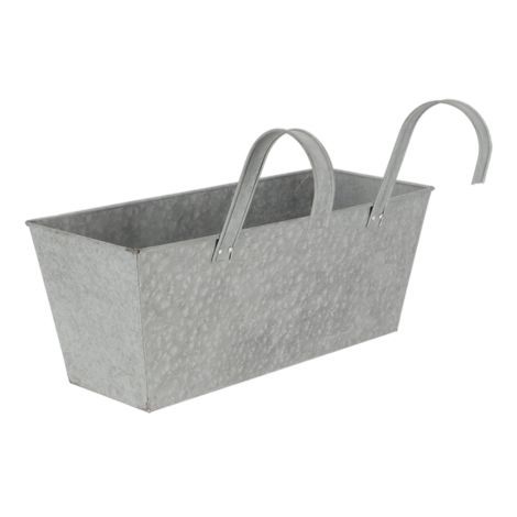 zinkpotter til haven set fra bagsiden 2 kroge til ophæng