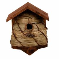 Blåmejse redekasse formet som bikube