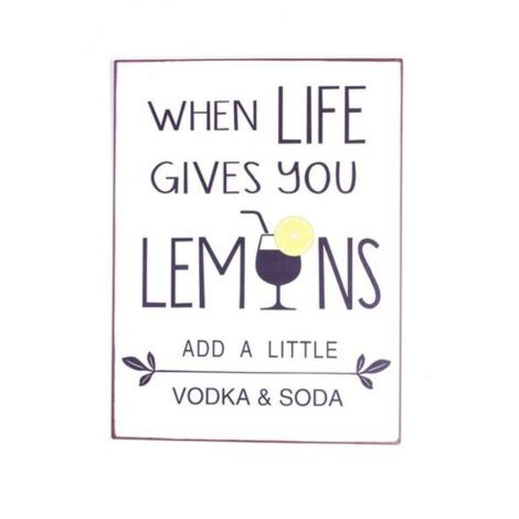 Emalje skilt med skrift