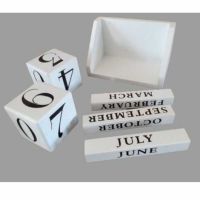 Evighedskalender skilt ad i de forskellige dele