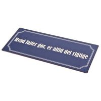 Kært emalje skilt til hjemmet til ophæng og dekoration