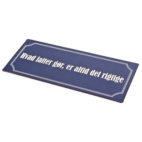 Kært emalje skilt til hjemmet til ophæng og dekoration