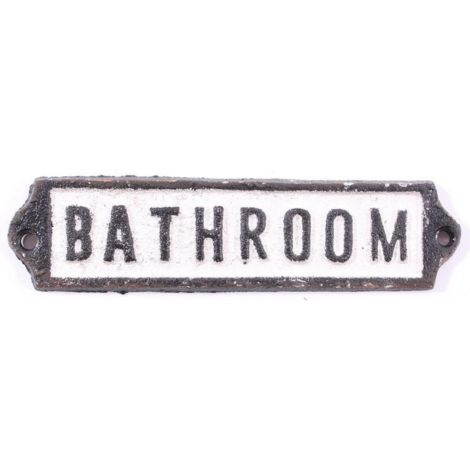 Bathroom skilt