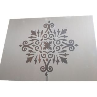 Stencil plast stars til maling og dekoration på vægge, gulve og møbler