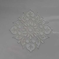 Dekorations skabeloner til maling i plast genbrugelig