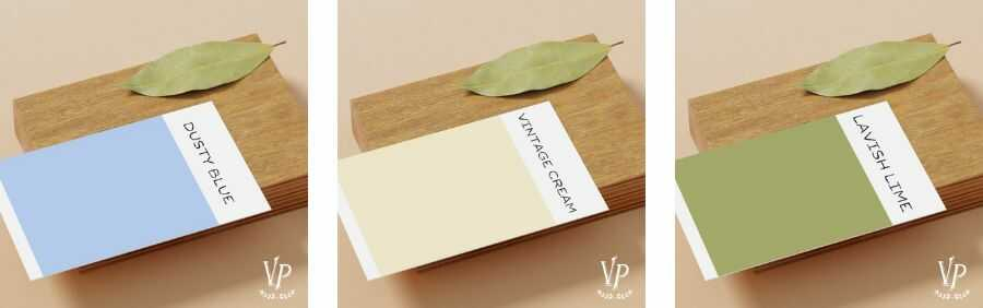 sommer farver er toner som dusty blue - vintage creme og lavish lime farvet kalkmaling - Fit 1200x1200