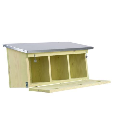 Spurve redekasse åbent foran så man kan rengøre redekasserne ved behov