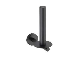 Reserve toiletrulleholder mat sort bosio black fra wenko