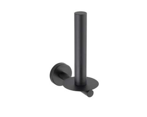 Reserve toiletrulleholder mat sort bosio black fra wenko