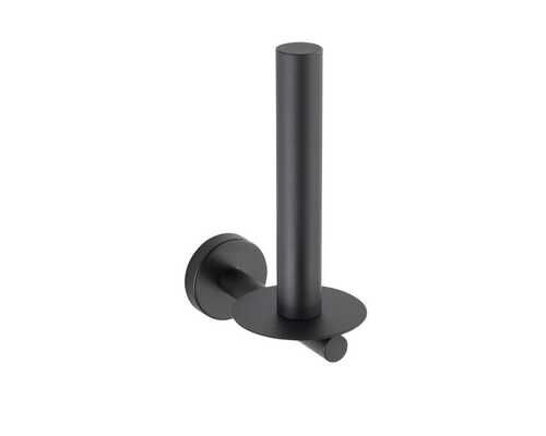 Reserve toiletrulleholder mat sort bosio black fra wenko