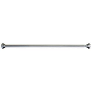 Badeværelsestang til forhæng rustfrit aluminium 70- 115 cm