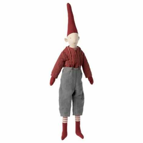 Maileg nisse Magnus i fint juledress