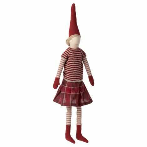 Maileg nisse medium Magda i fint juletøj