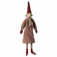 Maileg maxi nisse i smukt og eksklusivt juledress