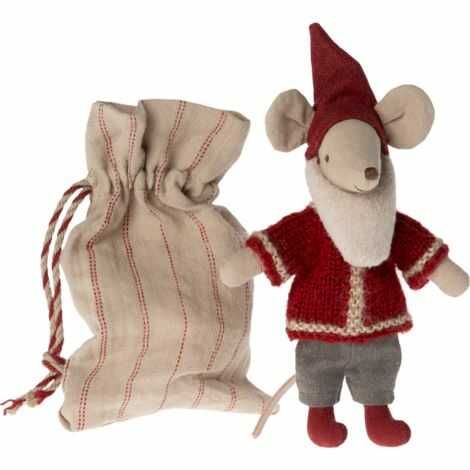 Julemand mus storebror med jule sæk til julegaverne