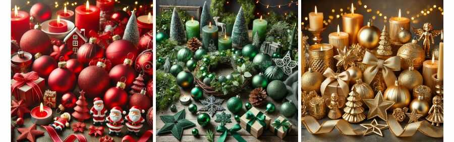julepynt-i-klassiske-julefarver-roed-groen-og-guld - Fit 1200x1200