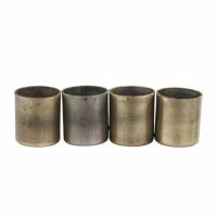 4 stk. Lysholder med magnet i messing look til bedelys