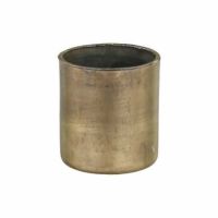 Lysholder med magnet i messing look til bedelys