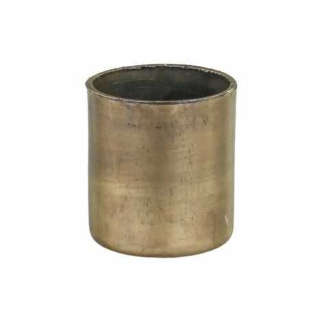 Lysholder med magnet i messing look til bedelys