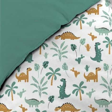 motivet på sengetøj med dyr i voksen størrelse set tæt på