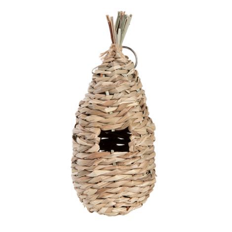 Gærdesmutte rede i søgræs til ophæng i træer og andre steder i haven