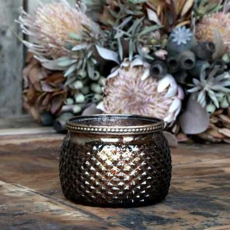 Fyrfadsstager glas til pynt på bordet til store fyrfadslys