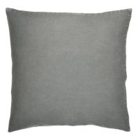 Grå pude 50x50 pudebetræk i hør fra Ib Laursen