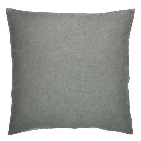 Grå pude 50x50 pudebetræk i hør fra Ib Laursen