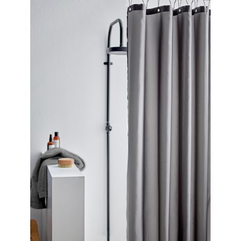 Sødahl comfort badeforhæng ophæng på brusestang ved brusehjørnet