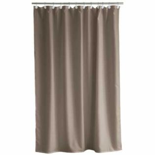 Badeforhæng 220 lang 180 bred comfort taupe brun fra Södahl