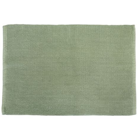Bomulds badeværelse måtte støvet grøn 50x80