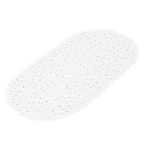 Skridsikker måtte til badekar hvid i PVC 36x69 cm.