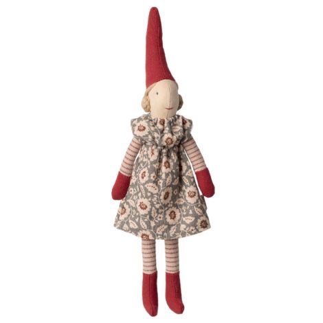 Maileg kravlenisser nr 2 med grøn blomstret kjole