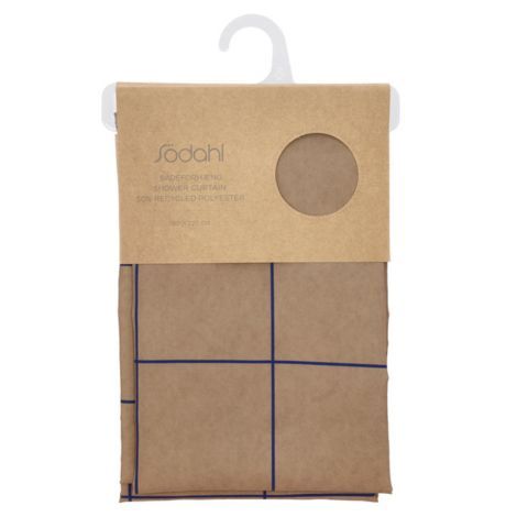 Badeforhæng 220 lang 180 bred i vaskbart polyester