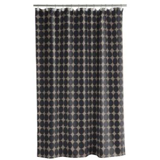 Badeforhæng kunst 180x220 cm. i brune farver fra sødahl